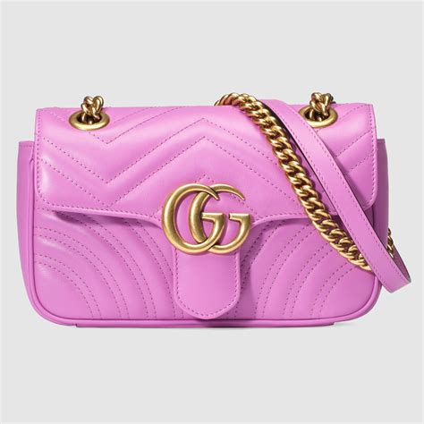 pink sparkly gucci bag|Gucci pink marmont bag.